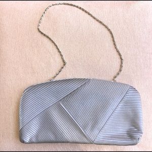 Pretty Silver Dressy Purse